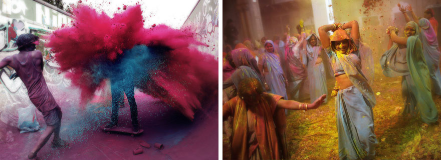 holi festival de colores en india